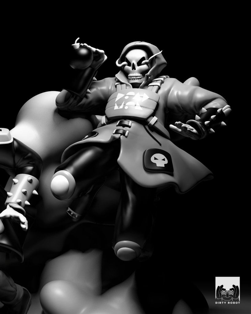 Tau Pok King Chrome Gold Edition By Daniel Yu x DEVILROBOTS