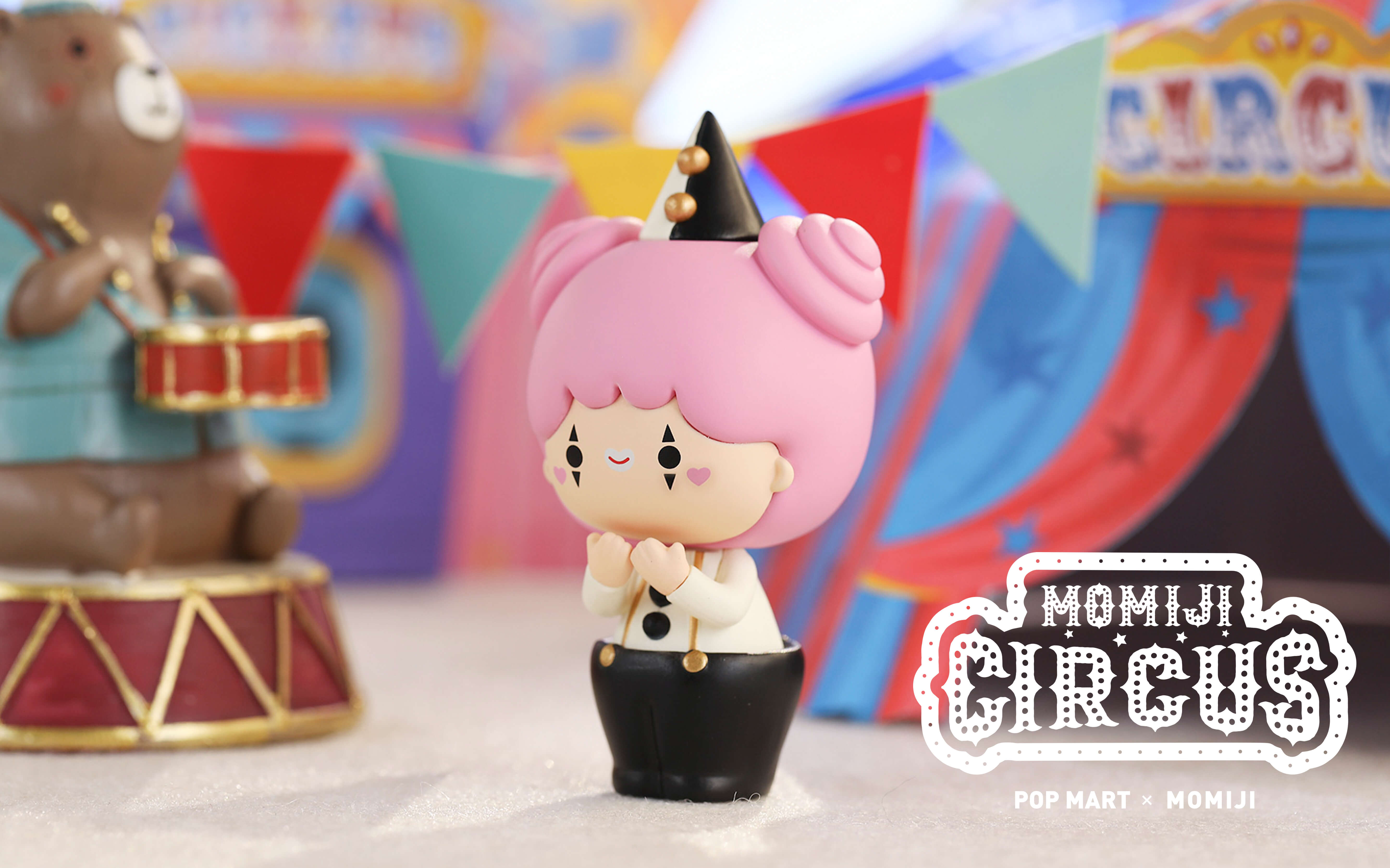 Details about   POP MART x MOMIJI Circus Series Bessie Mini Figure Designer Art Toy Figurine New