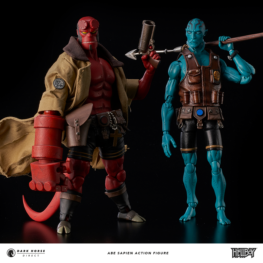 1000toys hellboy abe sapien 1/12 from Japan | eBay