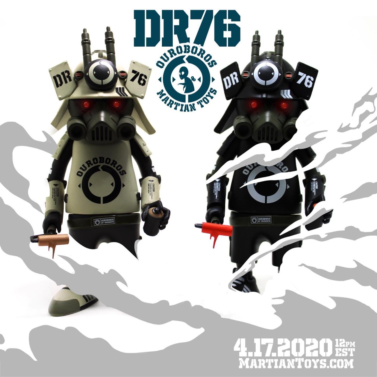 DR76 Ouroboros by Dragon76 x Martian Toys Worldwide Release - The Toy ...