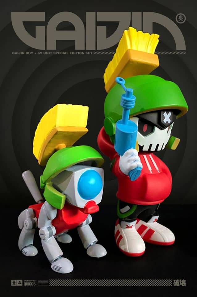 AK09 and GAIJIN BOY Marvin the Martian By QUICCS x Warner