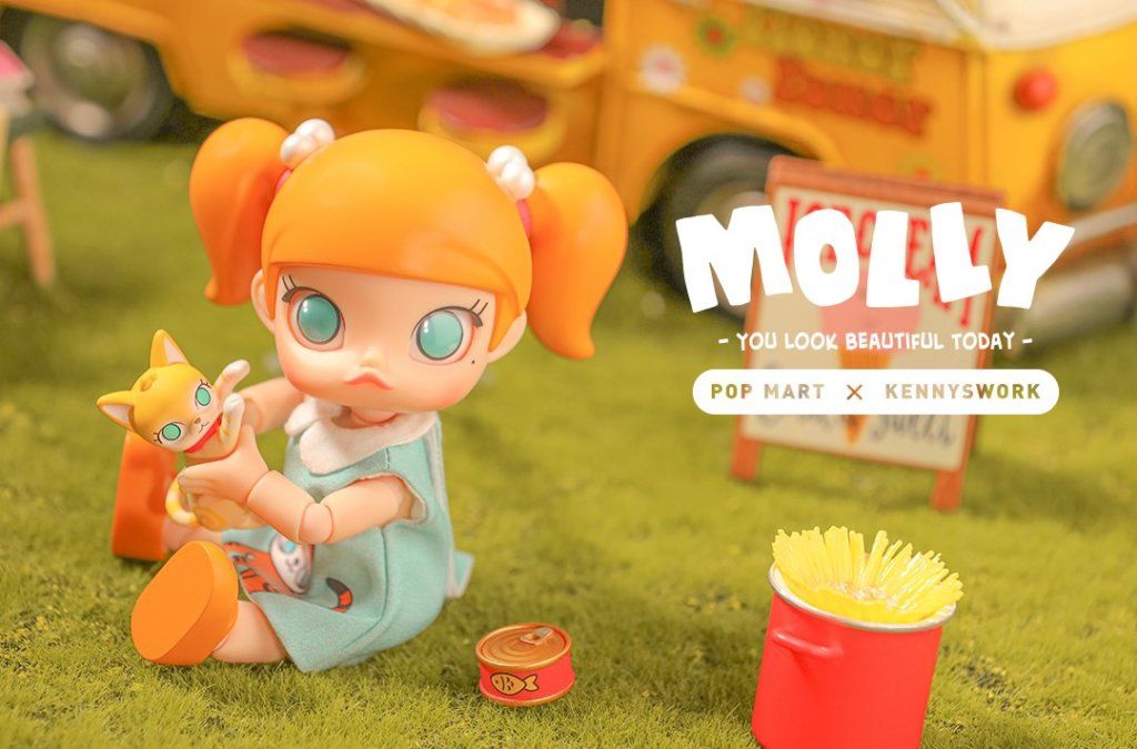 Molly You Look Good Today BJD Art Toy Figure by Kennyswork x POP MART