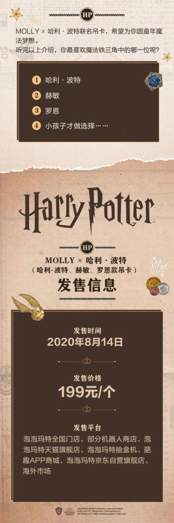 Harry Potter Molly Series by Kenny Wong x POP MART - The Toy