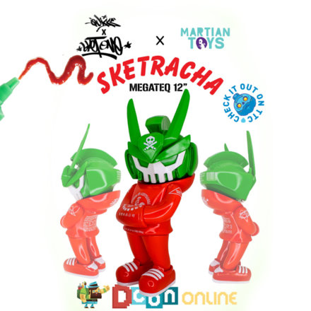 MEGATEQ Sketracha 12” Artist Series 2 By SketOne x Quiccs x Martian Toys