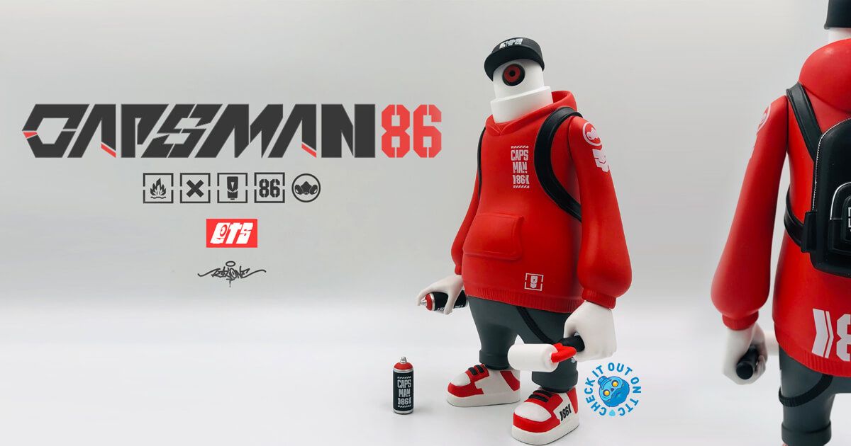Kilone x ETSTOYS CAPSMAN86 ORIGINAL01 涂鸦潮流人偶 - The Toy