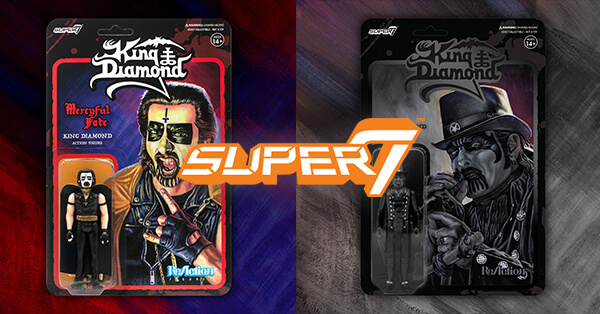New King Diamond ReAction figures at Super7