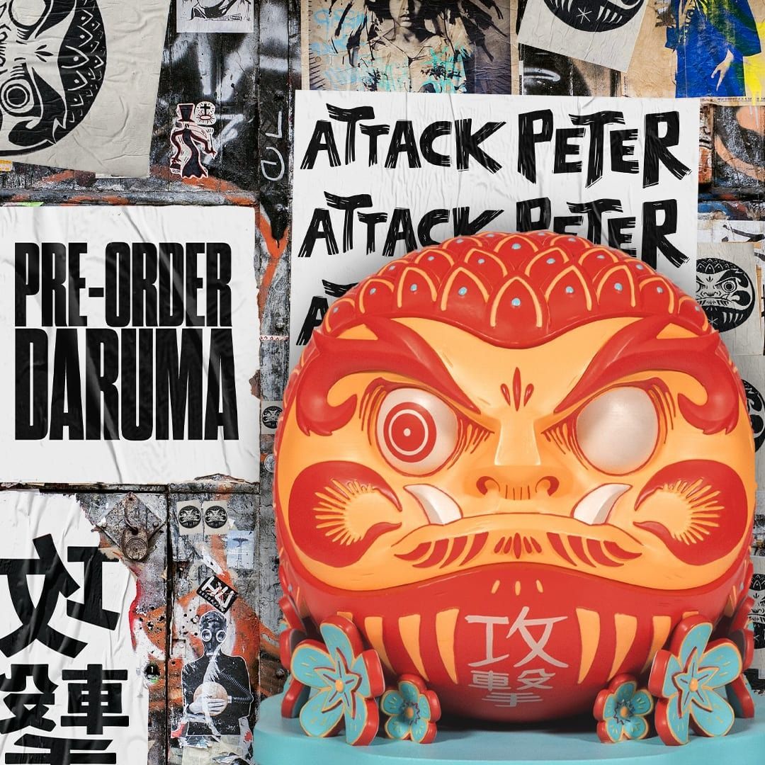 DARUMA by Attack Peter x Mighty Jaxx x Skybound - The Toy