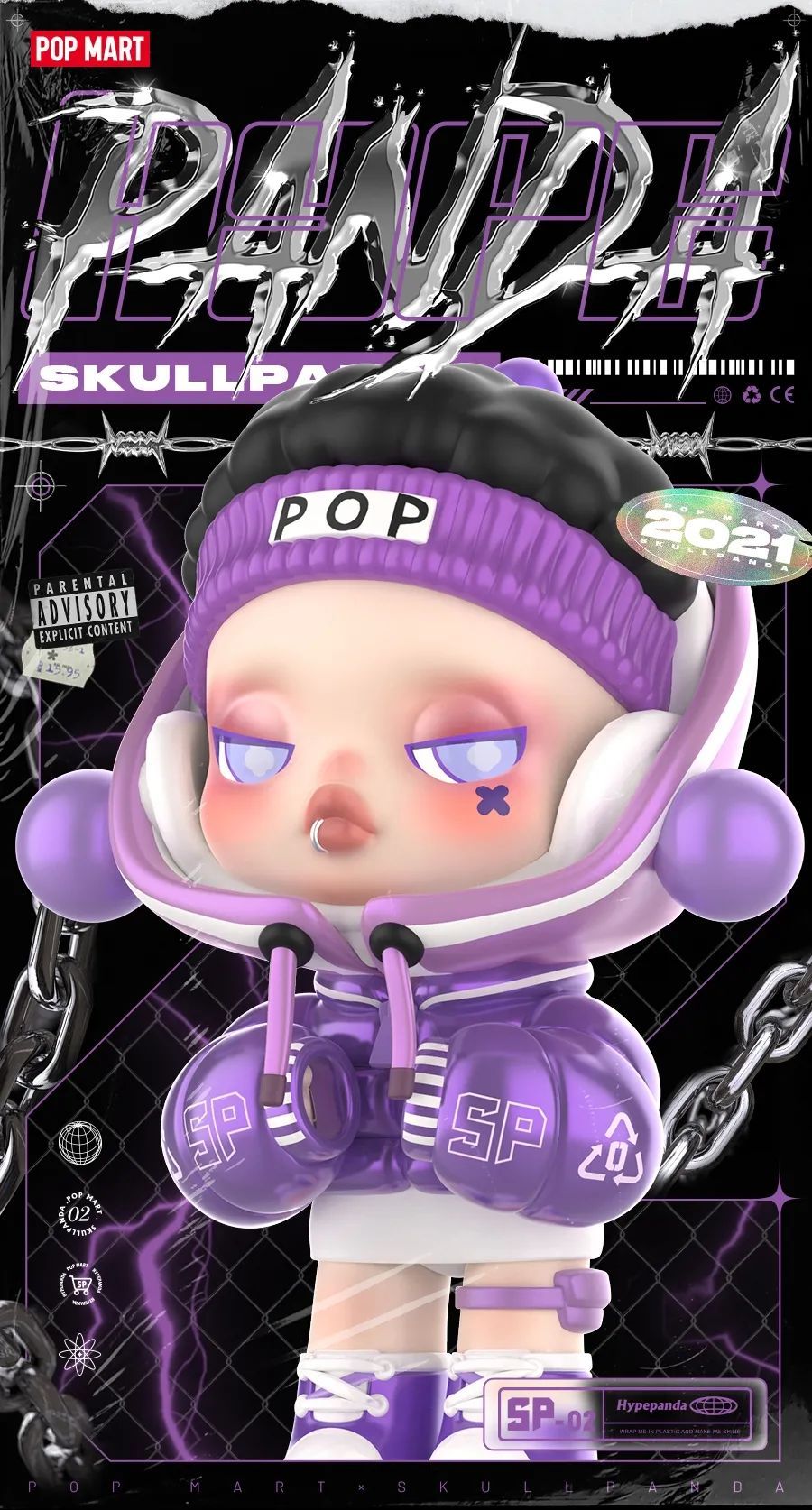 POPMART SKULLPANDA HypePanda Series Blind Box (#13 Stylist) Secret Chase