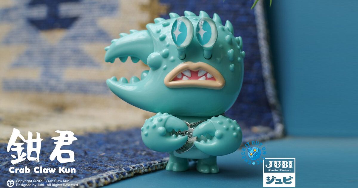 JUBI's Crab Claw Kun Tiffany Edition - The Toy Chronicle