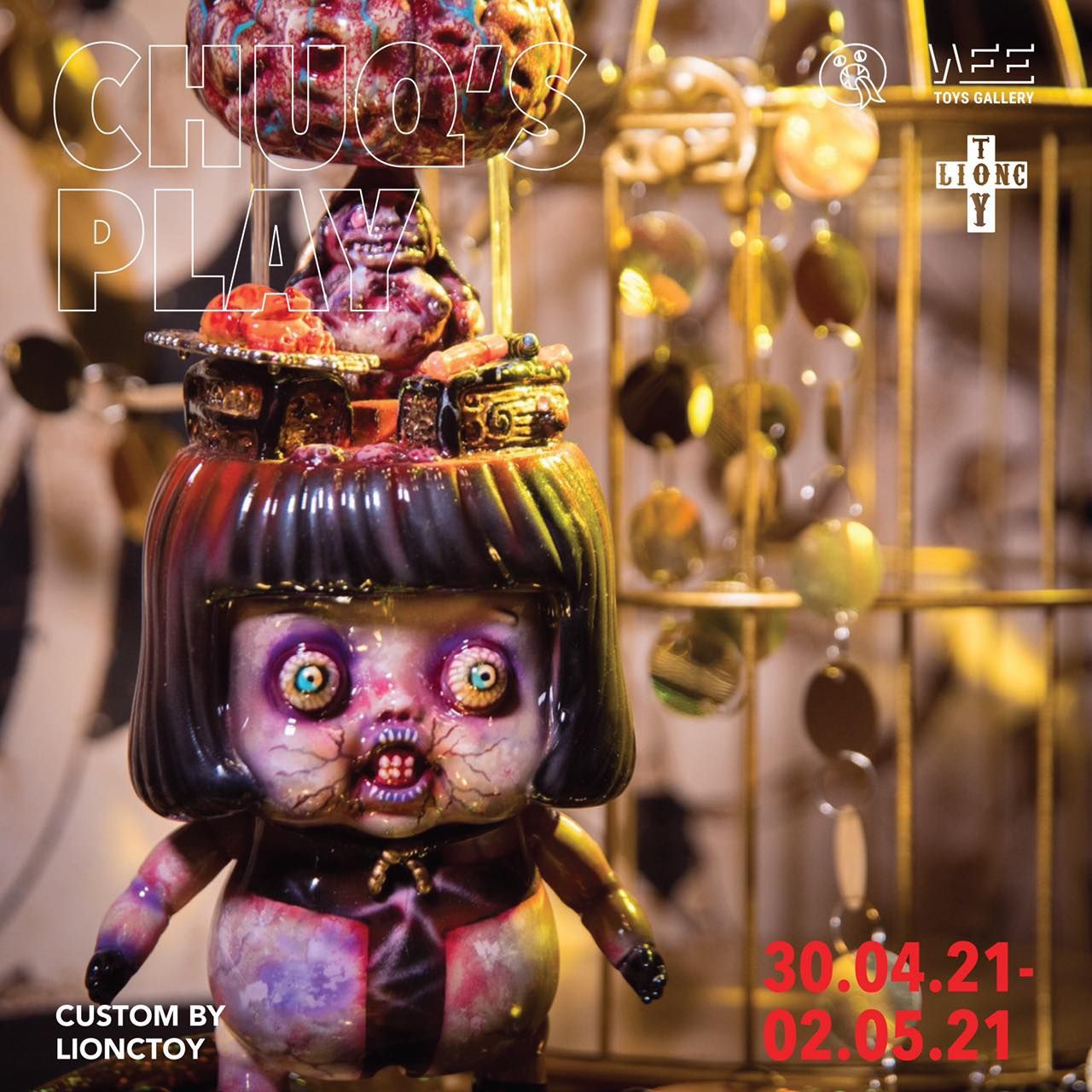 最新のデザイン x Gallery Toys WEE Fok Play CHUQ's Presents Queenie その他