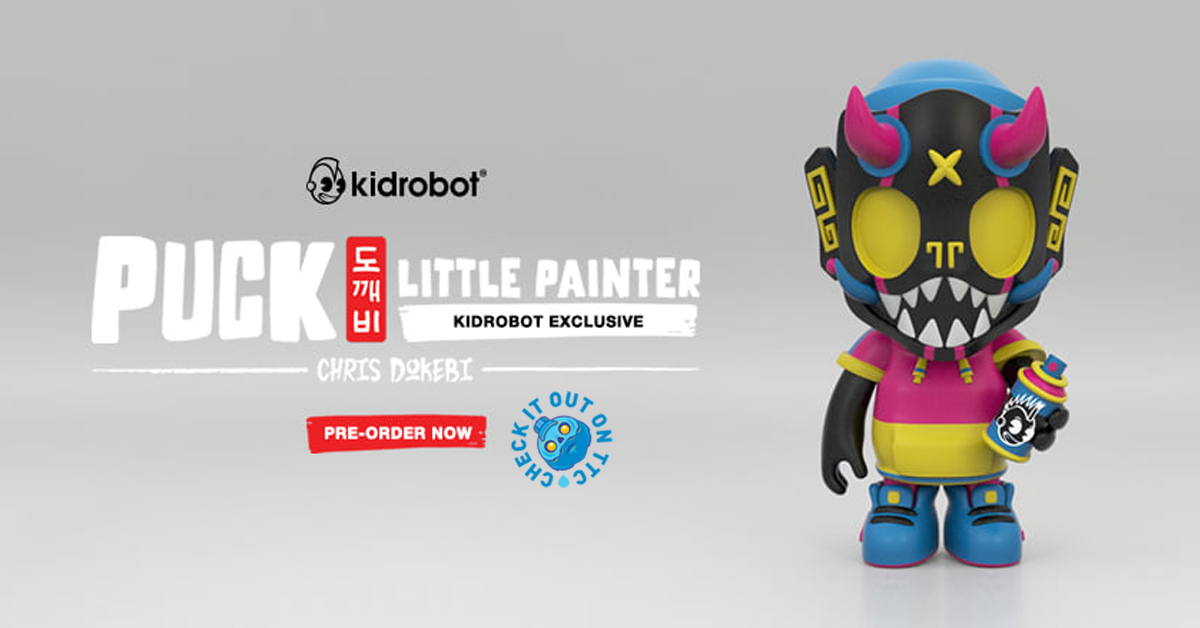 Puck the Little Painter Kidrobot Edition by Dokebi x Strange Cat