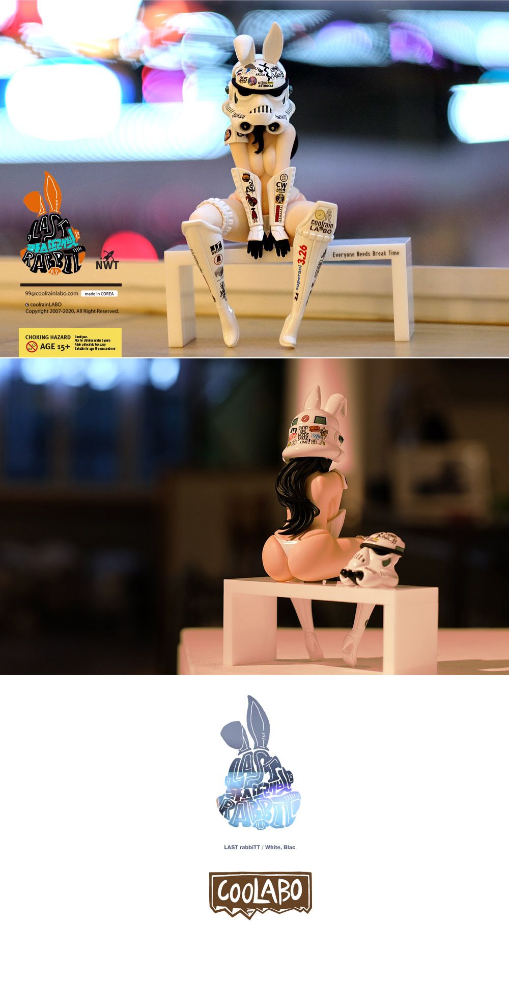 rabbiTT The last Black and White Edition by CoolrainLABO x