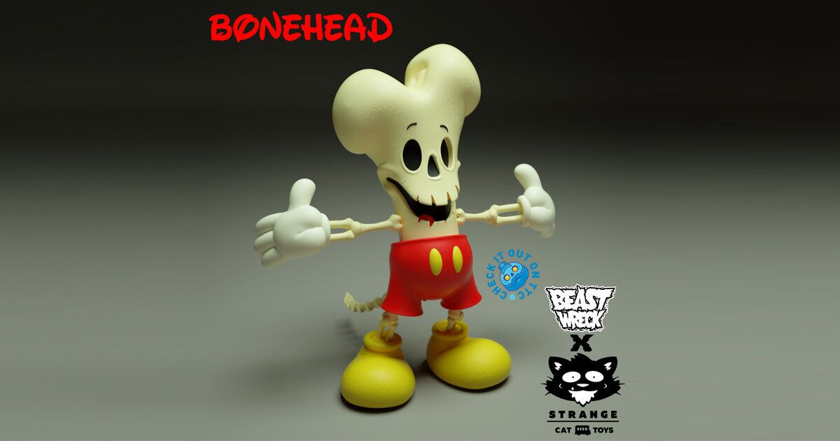 BeastWreck x StrangeCat Toys: Bonehead - The Toy Chronicle