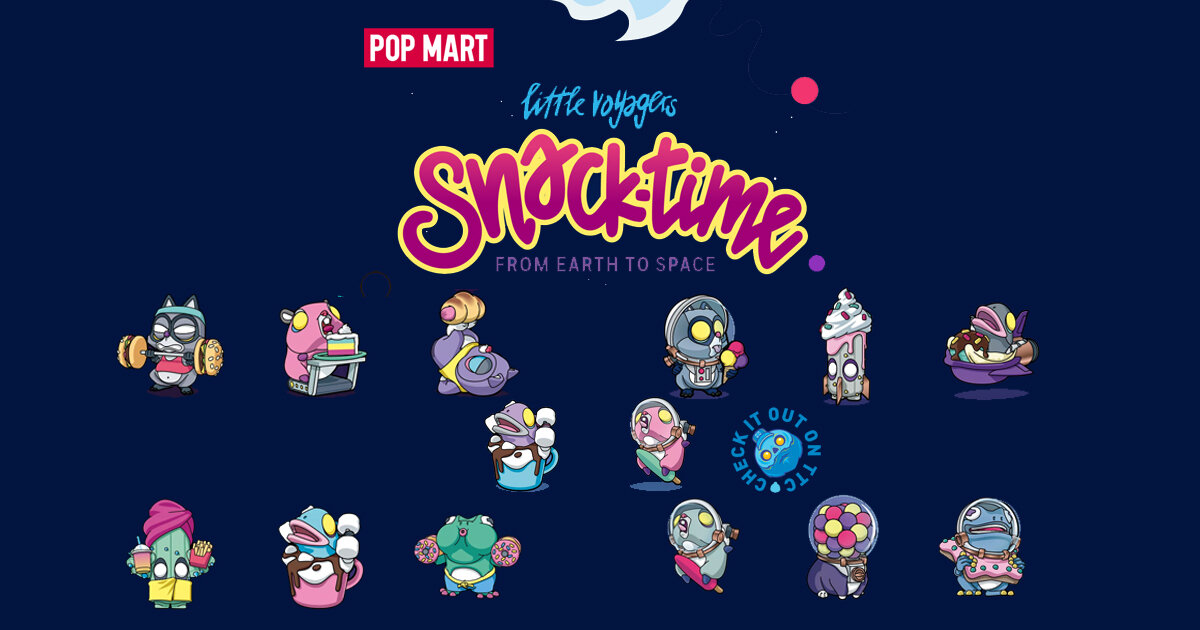 COARSE x POP MART presents SNACK TIME from Earth to space Blind