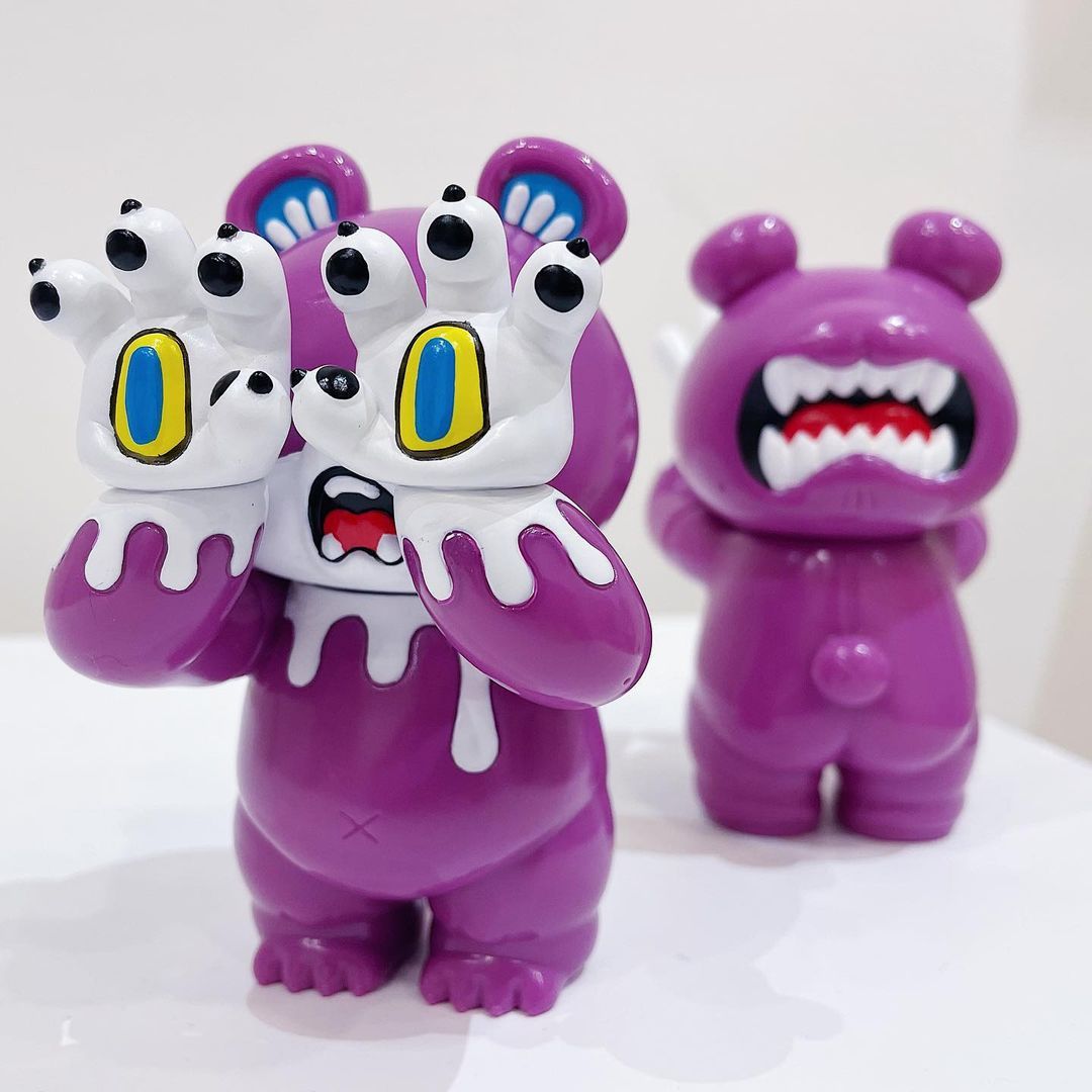 ZOO BEAR Grape Box Day Gallery EXCLUSIVE by Grape Brain x Zoo Toys - The  Toy Chronicle