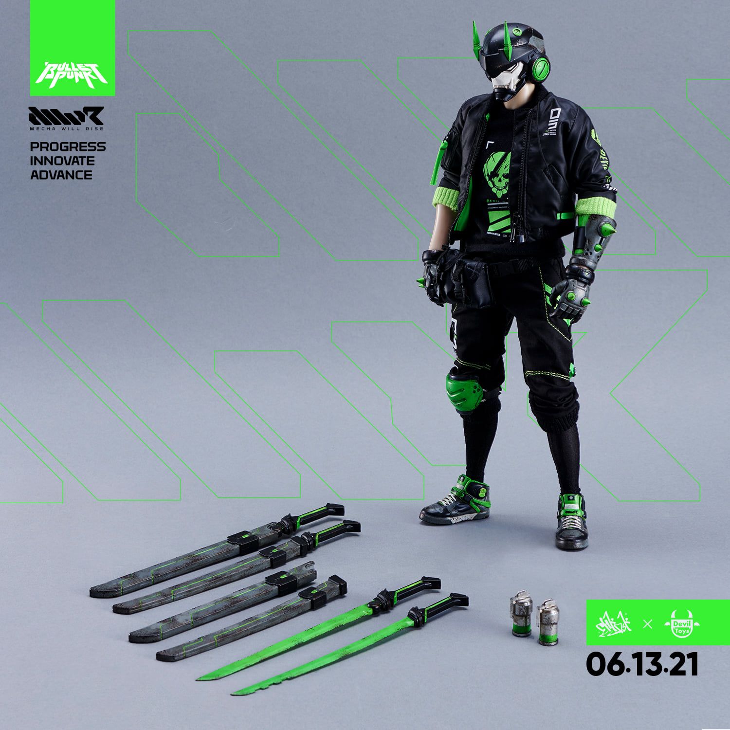 Chk Dsk x Devil Toys DXIII Noir & Carbine Frost Breaker
