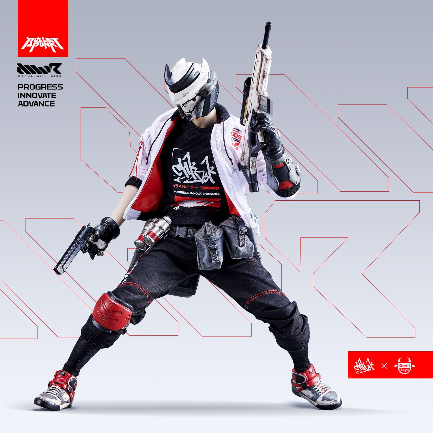 Chk Dsk x Devil Toys DXIII Noir & Carbine Frost Breaker