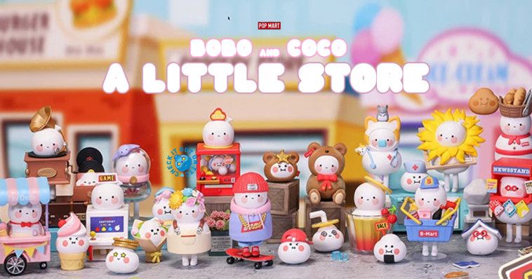 POP MART Bobo and Coco A Little Store Blind Box Series - The