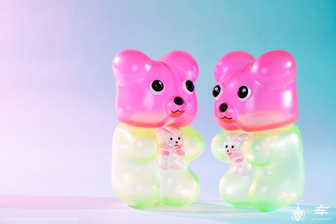 Don't Cry In The Morning x Streams DCITM Hugger Fuku Bear