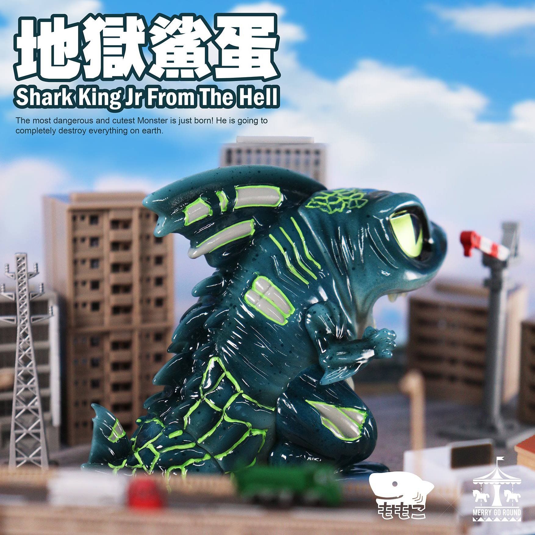 SHARK KING Jr Hell Shark Egg by Momoco Studio x Merry Go Round - The Toy  Chronicle