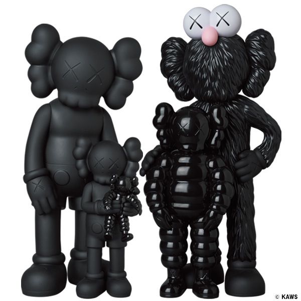 MEDICOM TOY - KAWS TOKYO FIRST #2 family blackの+stbp.com.br