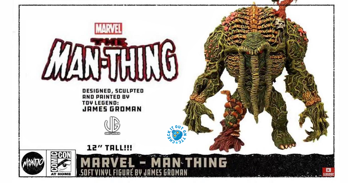 Marvel Man-Thing by James Groman x Mondo - The Toy Chronicle