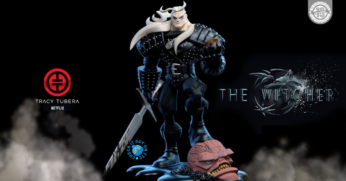 The Witcher トランプ 限定版 #1665 NETFLIX The Witcher The First Encounter by TRACY TUBERA x iam8BIT