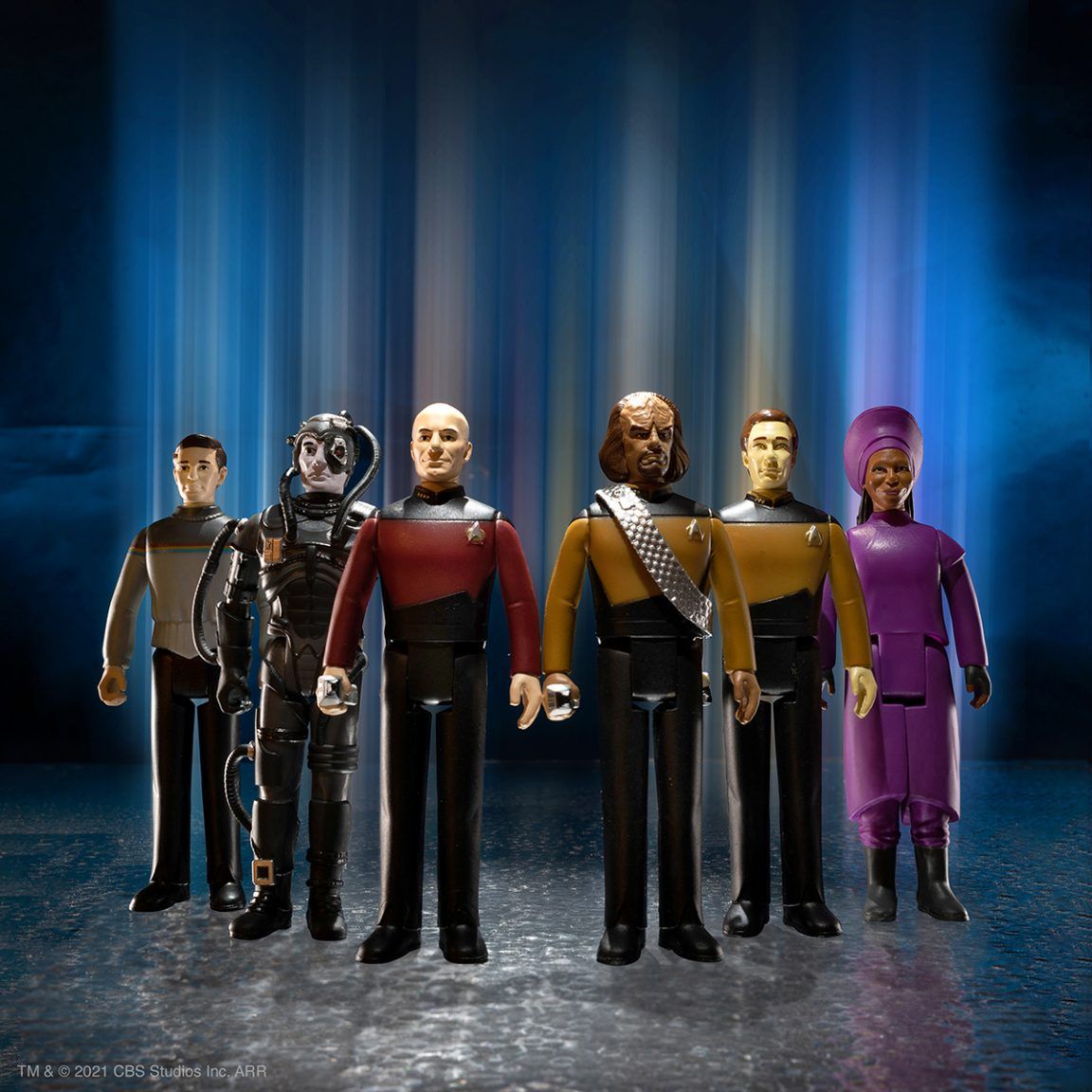 Star Trek The Next Generation ReAction figures by Super7 The Toy