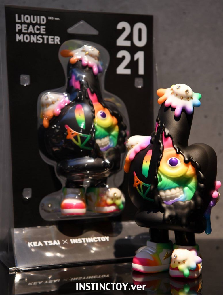 KEA x INSTINCTOY LIQUID PEACE MONSTER and Vincent Black