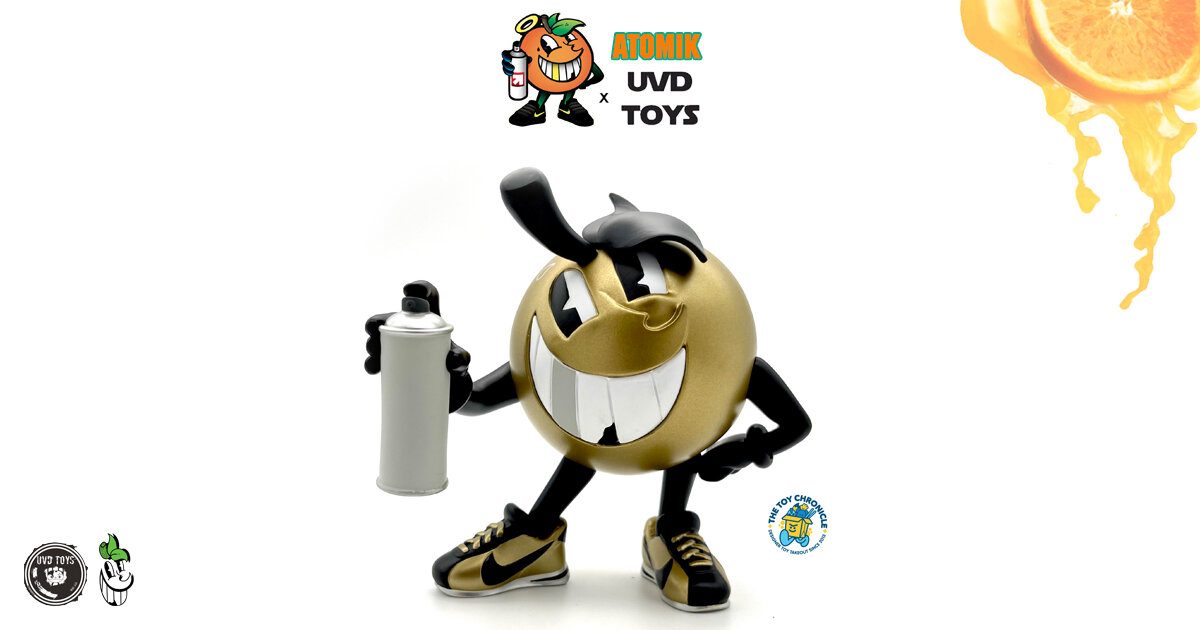 Atomik Orange Black n Gold Edition by Atomik x UVD Toys - The Toy