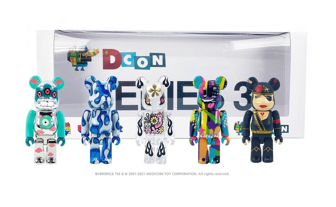 MEDICOM TOY - BE@RBRICK 3体セット DesignerCon Artist Series 3 BE@RBRICK set by Medicom