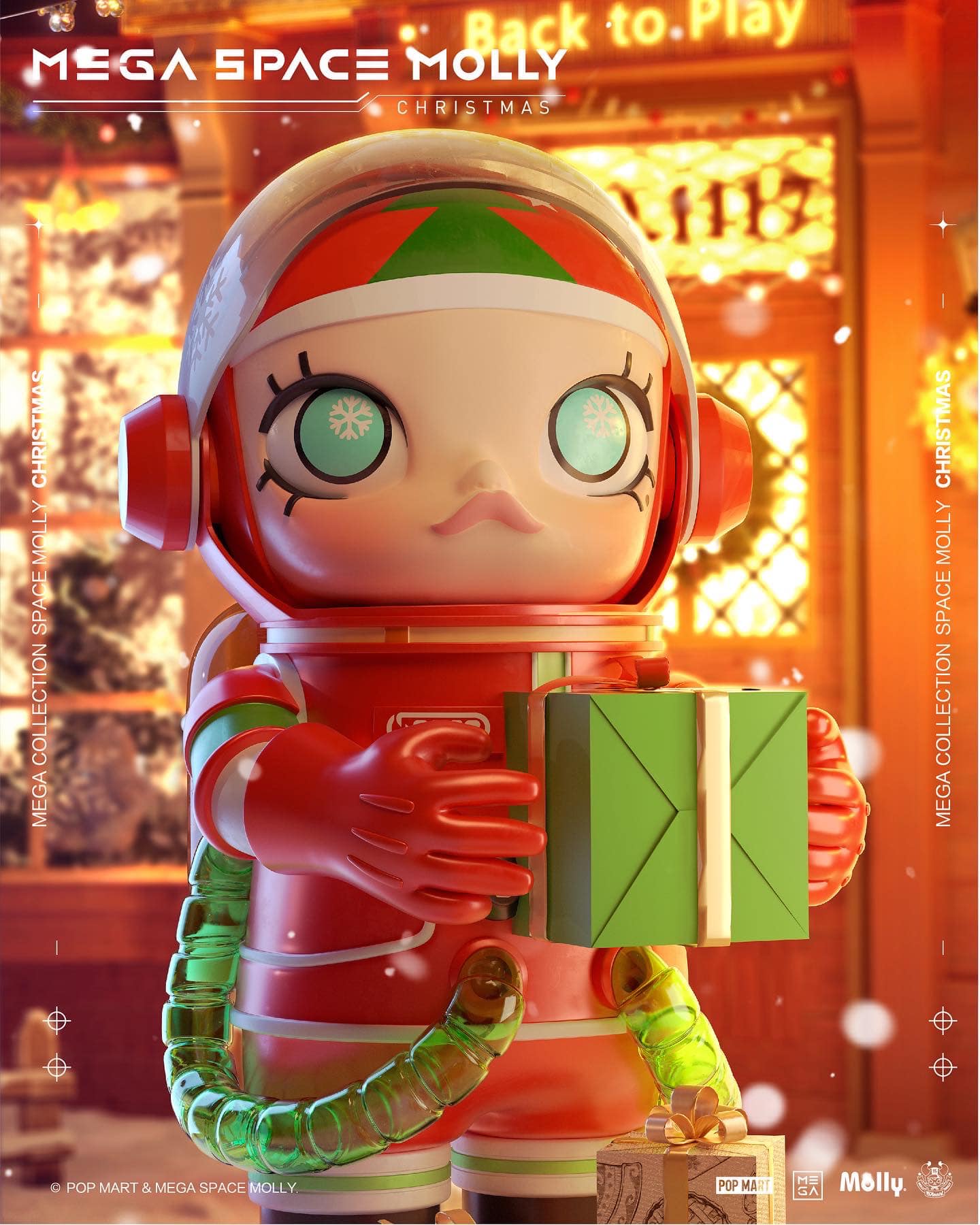 POP MART x Kenny Wong's Mega Space Molly: Christmas - The