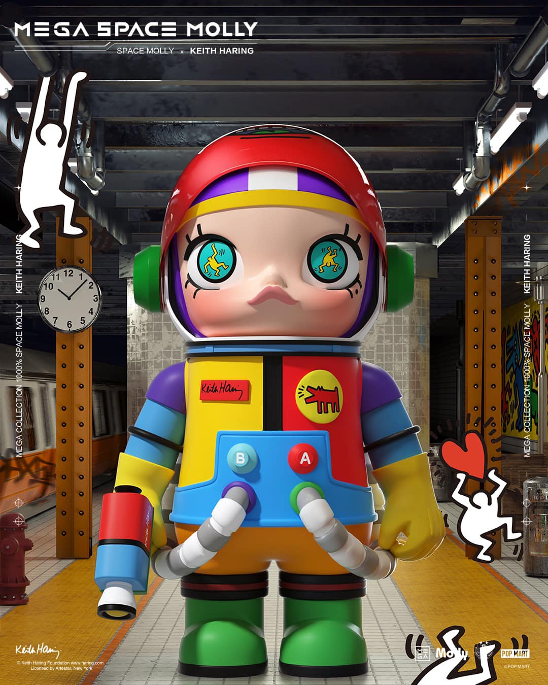 MEDICOM TOY - 1000% SPACE MOLLY × KEITH HARING限定品 91_1_4d1d18d1-ac5b-4a6b-91eb-