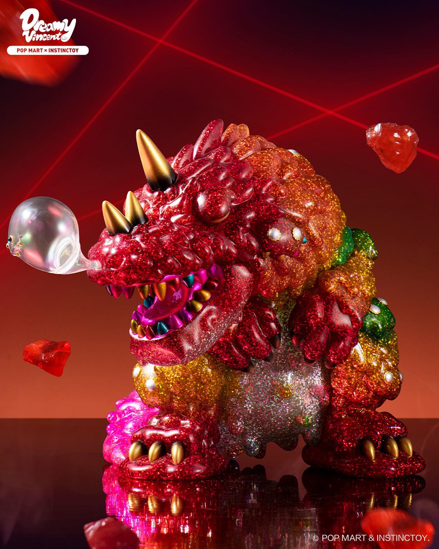 POP MART x INSTINCTOY Dreamy Vincent Rainbow Glitter Edition