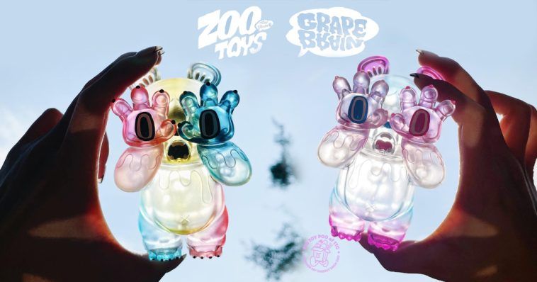 ZOO BEAR Rainbow bubble gum & Fruit bubble gum edition ZOO