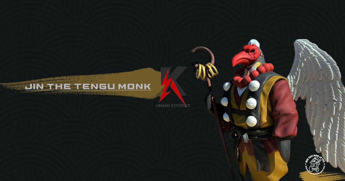 Arman Kendrick Presents Jin the Tengu Monk Tako Jimbo Universe