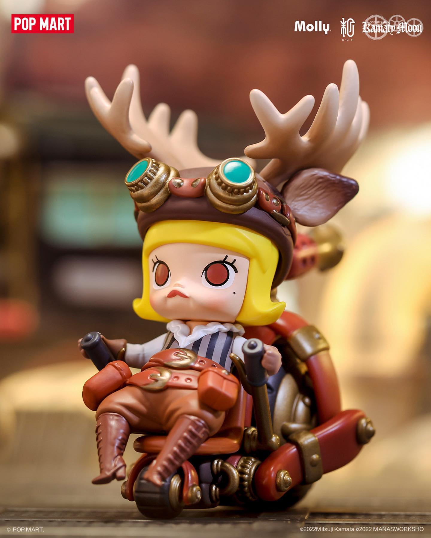 Molly Steam Punk Animal Bike Blind Box Series by Kamaty Moon