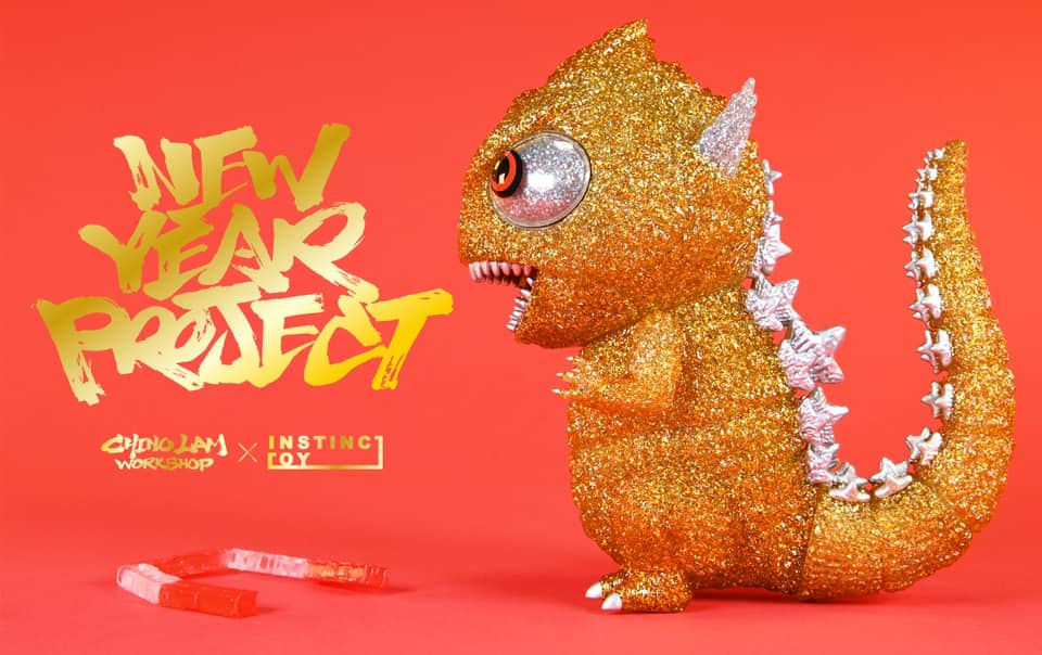 CHINO LAM × INSTINCTOY JIRO GODJRA CHINO LAM x INSTINCTOY JIRO GODJRA GOLDEN version NEW YEAR