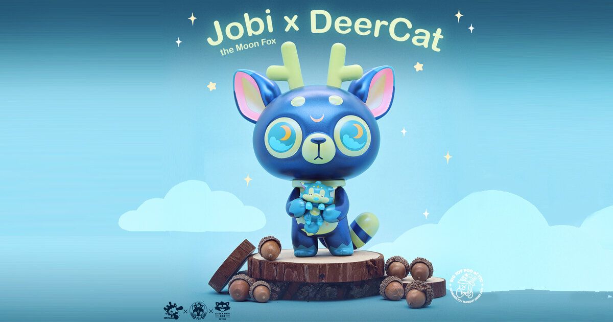 Jobi The Moon Fox x DeerCat by Ok Luna x Amber Aki Huang x