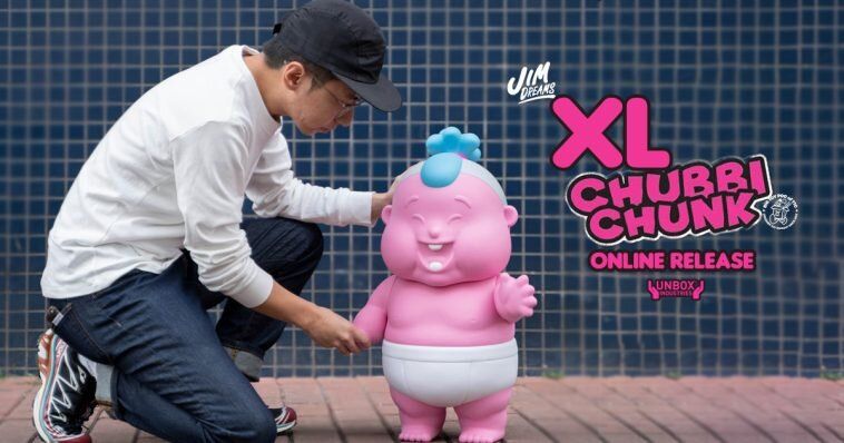XL CHUBBI CHUNK PINK Edition by Jim Dreams x Unbox Industries