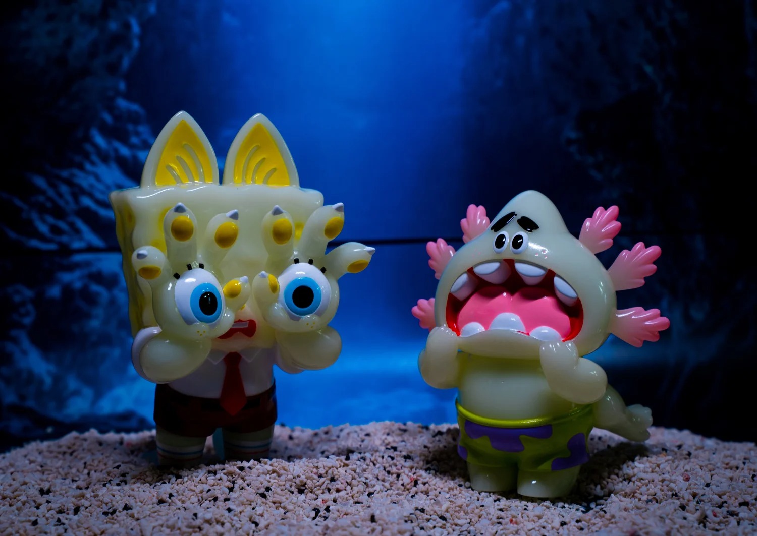 その他 PATRICK AXOLOTL GID SPECIAL EDITION GRAPE BRAIN x Unbox Industries SPONGEBOB HELL'S CAT x