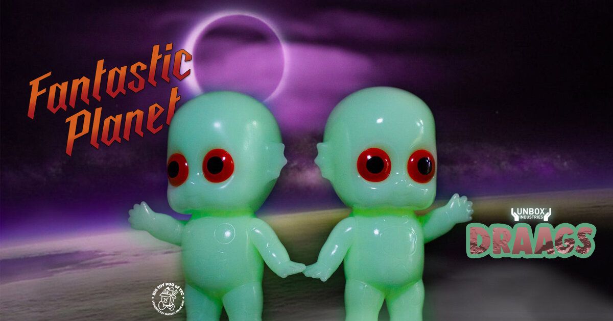 Fantastic Planet DRAAGS RAW GID Edition by Rene Laloux & Roland