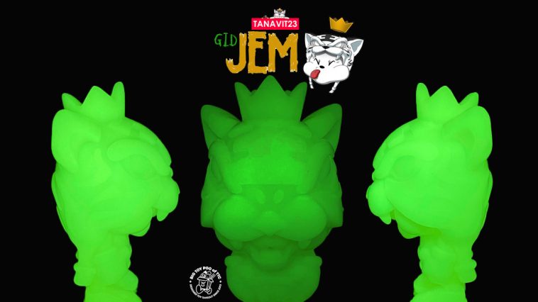 PALMBOY x KIXSIX GLOW IN THE DARK フィギュア PALMBOY x KIXSIX GLOW IN THE DARK フィギュア