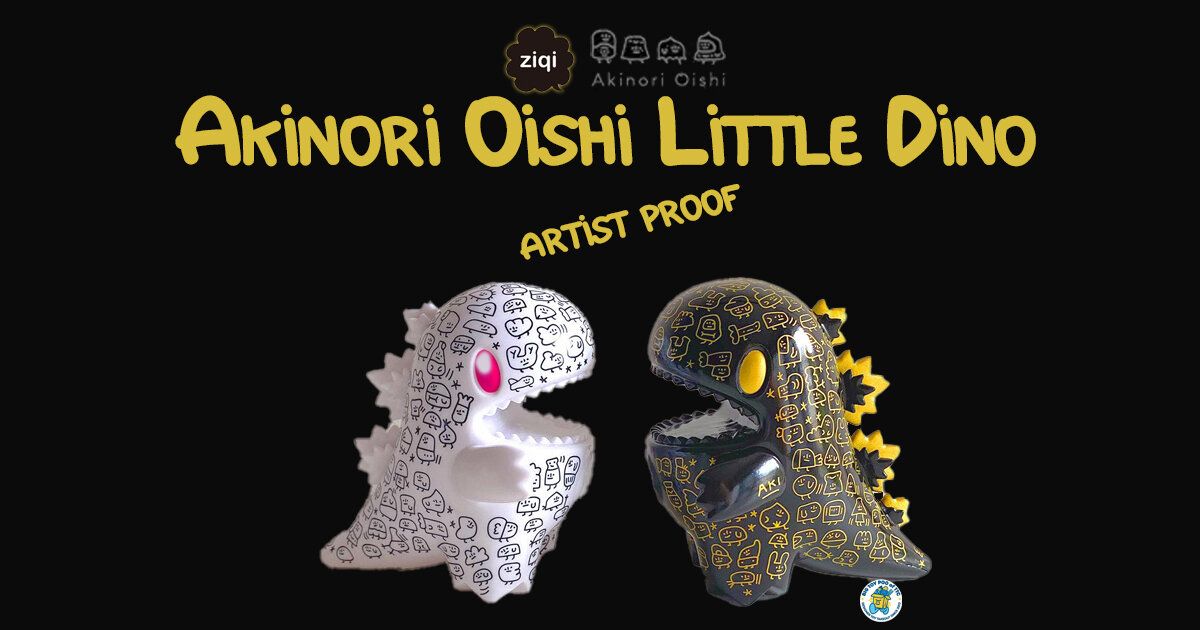 Ziqi Wu x AKINORI OISHI x Unbox Industries Black Gold Aki Dino