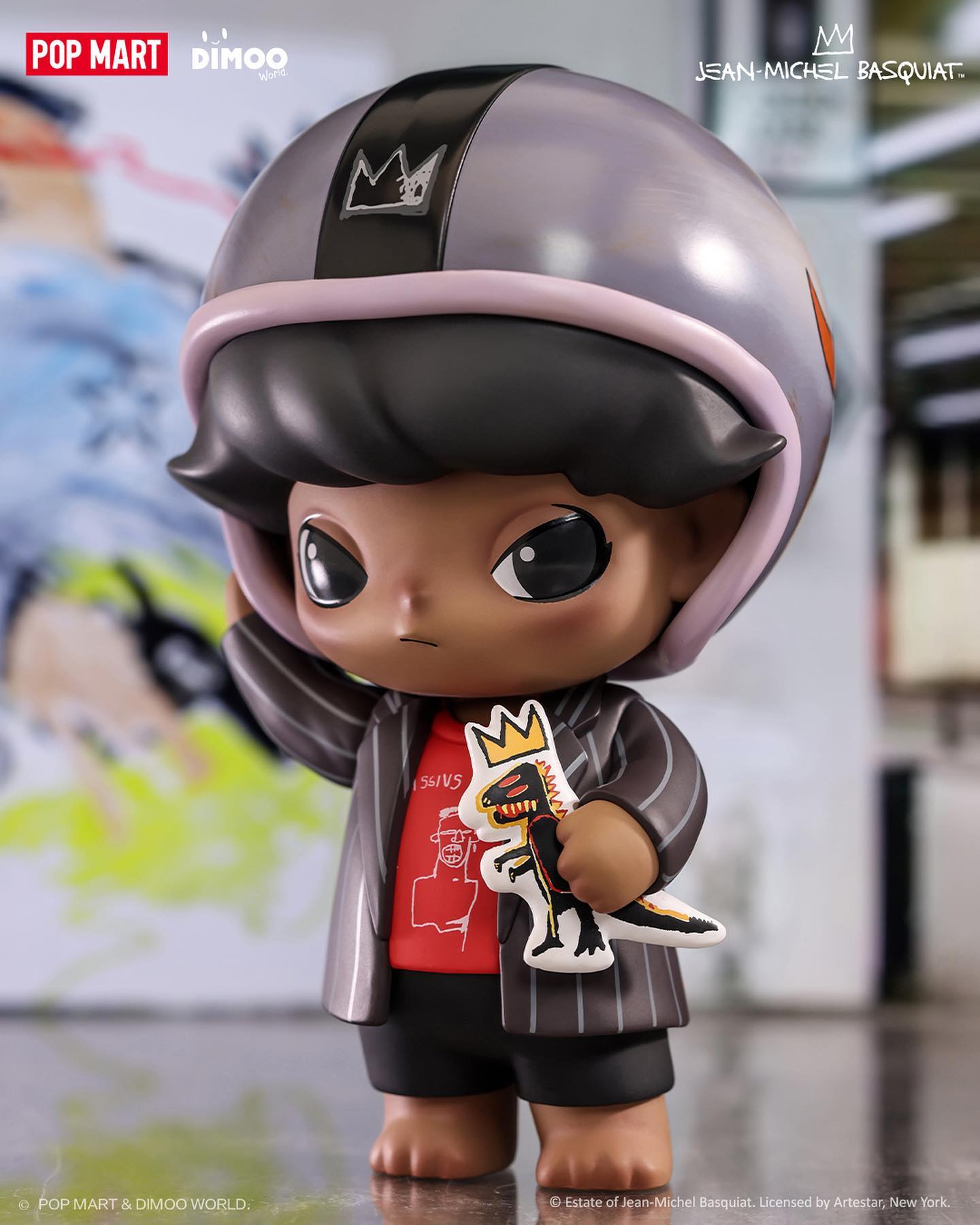 POP MART Dimoo x Jean-Michel Basquiat - The Toy Chronicle