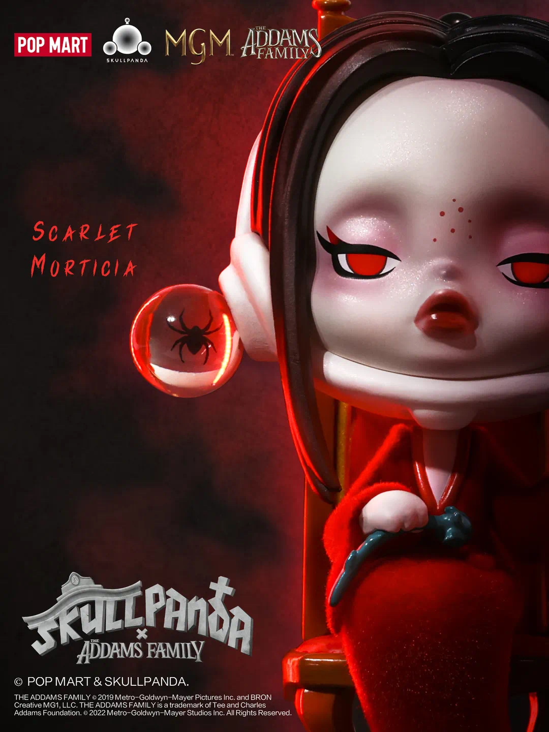 POP MART x SKULLPANDA The Addams Family Blind Box Series