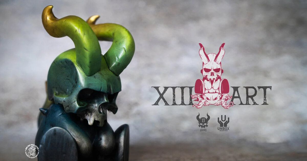 13 ART SKULLMAN x Unbox Industries HORNSKULL VINYL PROJECT - The