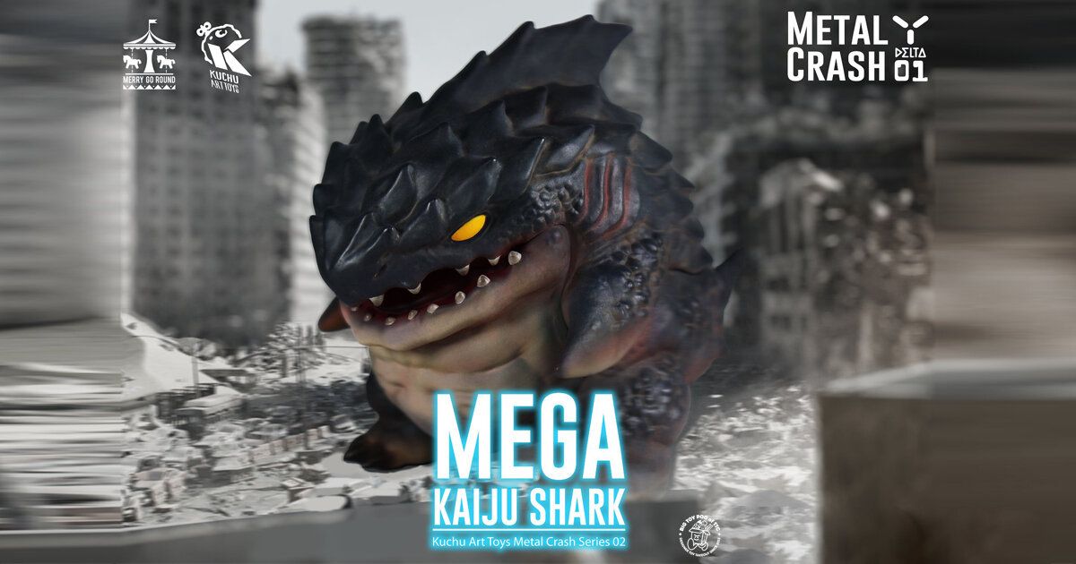 MEGA-KAIJU-SHARK-Metal-Crash-