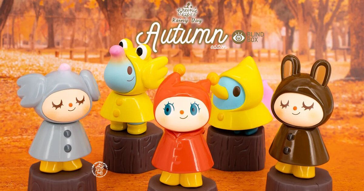 GREENIE & ELFIE RAINY DAY AUTUMN Edition Blind Box Series By Too
