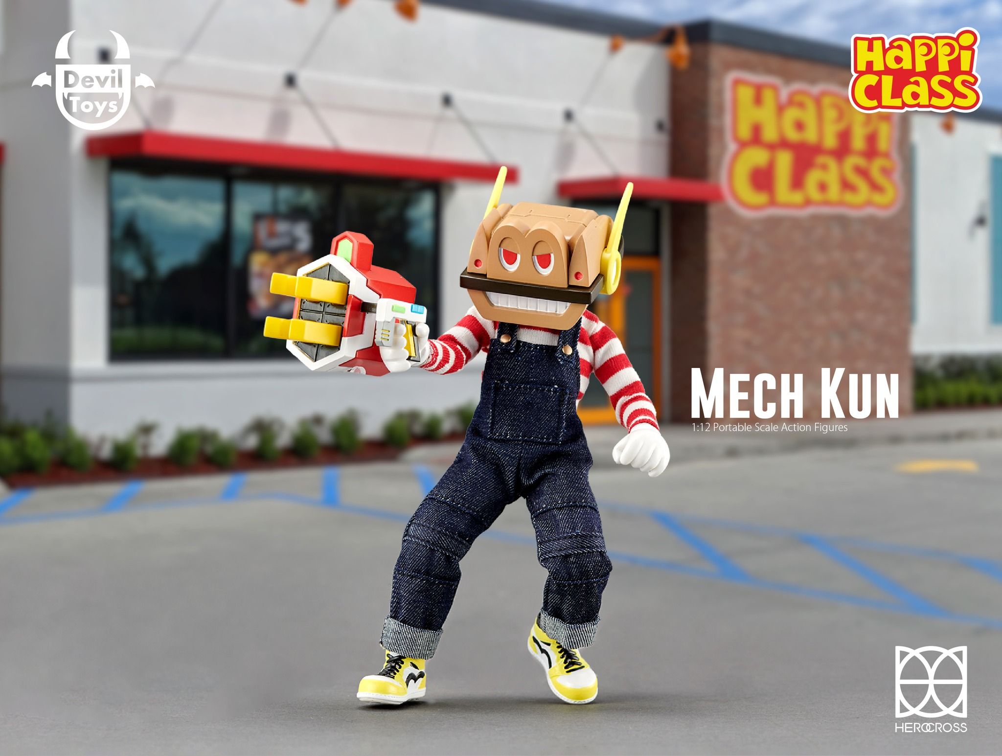 HAPPI CLASS x Herocross x Devil Toys Presents BURGER KUN